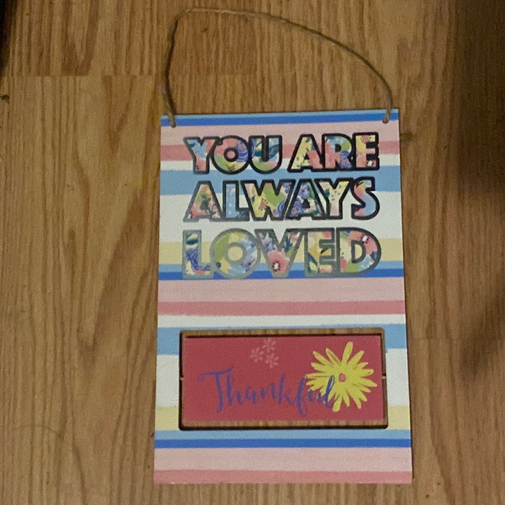 YOU ARE ALWAYS LOVED Hanging Wall Decor